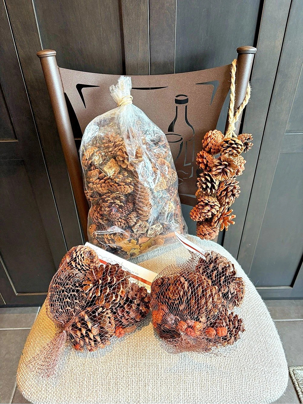 Ashland Pecan Caramel Scented Pine Cones and Fall Decor Bundle Fall Decor Bundle